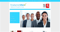 Desktop Screenshot of employmentcheck.org.uk