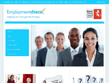 Tablet Screenshot of employmentcheck.org.uk
